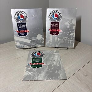 VTG Lionel 1990 Electric Trains Catalog Set w/ Book One Two & Stocking Stuffers